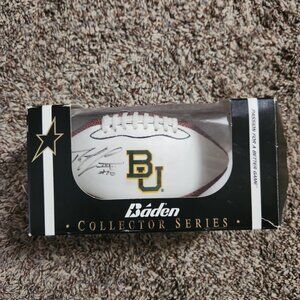 Baylor University Mini Football Signed By Robert Griffin III
